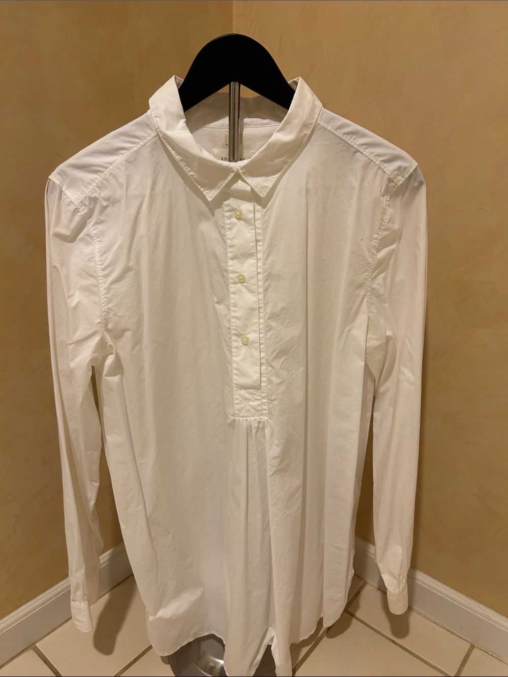 LOFT White Women's Long-Sleeve Popover Tunic